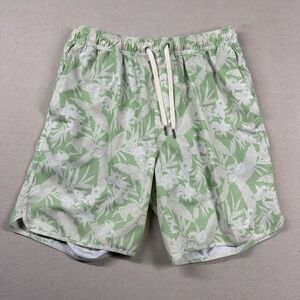 Fair Harbor Shorts Mens L Lined Swim‎ Beachy Tropical Floral Stretch Hybrid